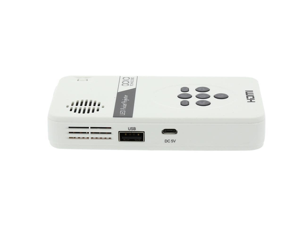 AAXA LED Pico Mini Portable Projector with Battery, HDMI, and Native 720p HD Resolution for Home and Travel - ảnh 4