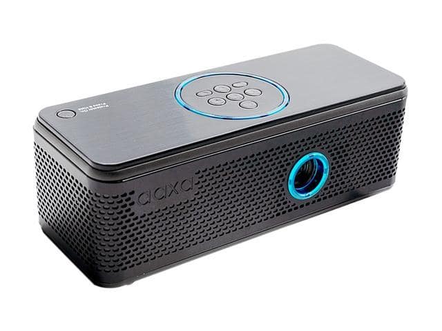 AAXA BP1 Speaker Projector – Bluetooth 5.0, Battery Power Bank, Up to 6 Hour Projection or 24 Hours Playtime, USB C Mirroring, Onboard Media Player, HDMI, DLP Portable Mini LED Projector - ảnh 3