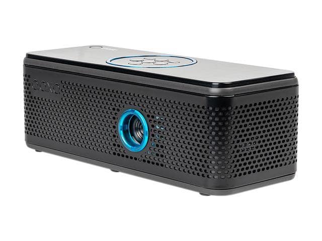 AAXA BP1 Speaker Projector – Bluetooth 5.0, Battery Power Bank, Up to 6 Hour Projection or 24 Hours Playtime, USB C Mirroring, Onboard Media Player, HDMI, DLP Portable Mini LED Projector - ảnh 2