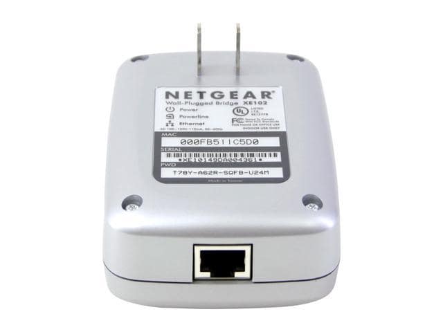 NETGEAR XE102US Wall-Plugged Ethernet Bridge Up to 14Mbps - ảnh 3