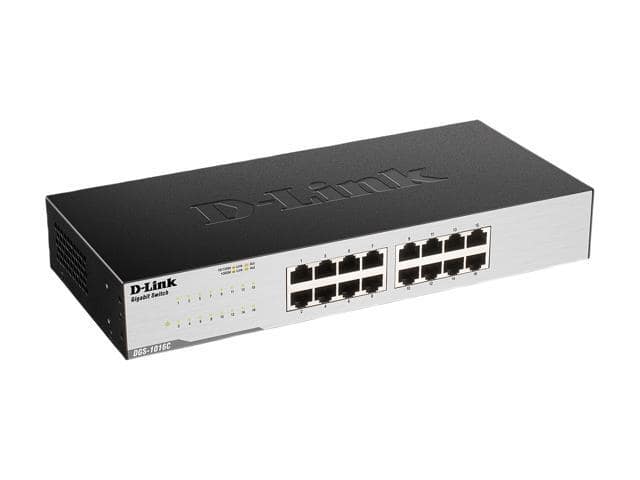 D-Link DGS-1016C 16-Port 10/100/1000 Mbps Unmanaged Switch - ảnh 2