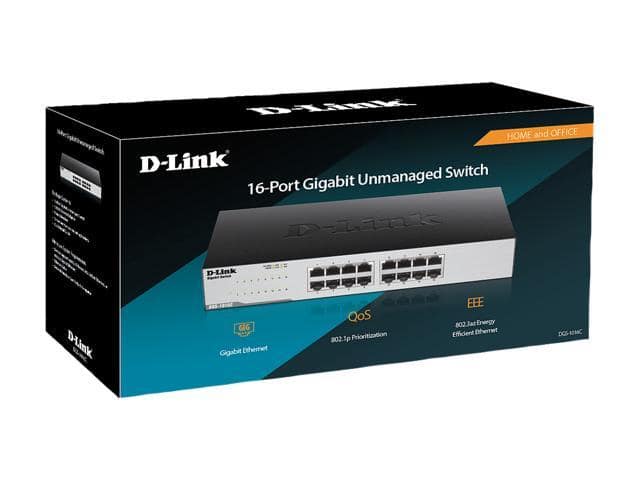 D-Link DGS-1016C 16-Port 10/100/1000 Mbps Unmanaged Switch - ảnh 4