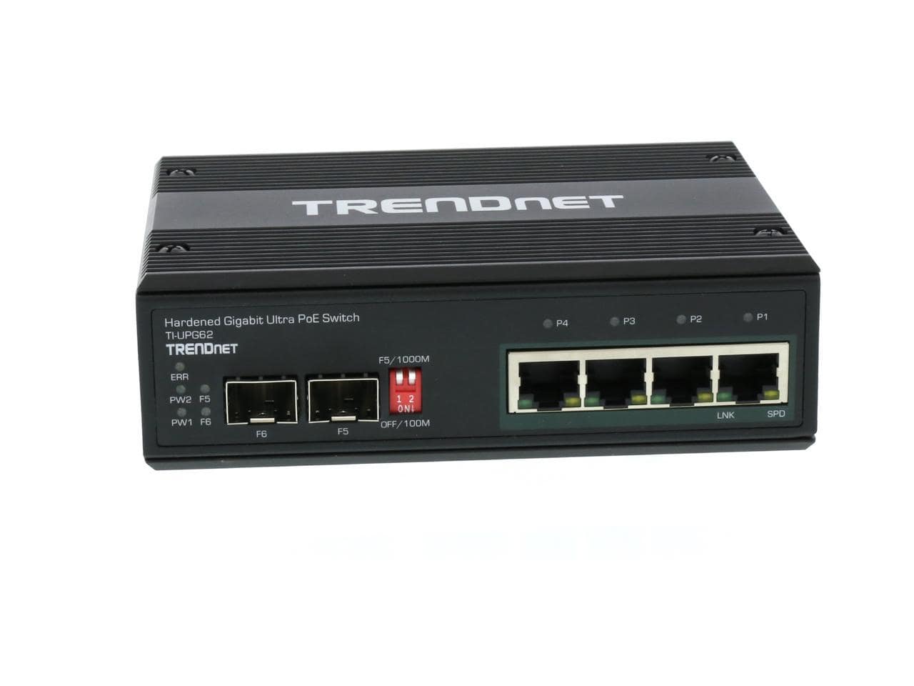TRENDnet TI-UPG62 6-Port Hardened Industrial Gigabit Ultra PoE DIN-Rail Switch Limited Lifetime Warranty - ảnh 3