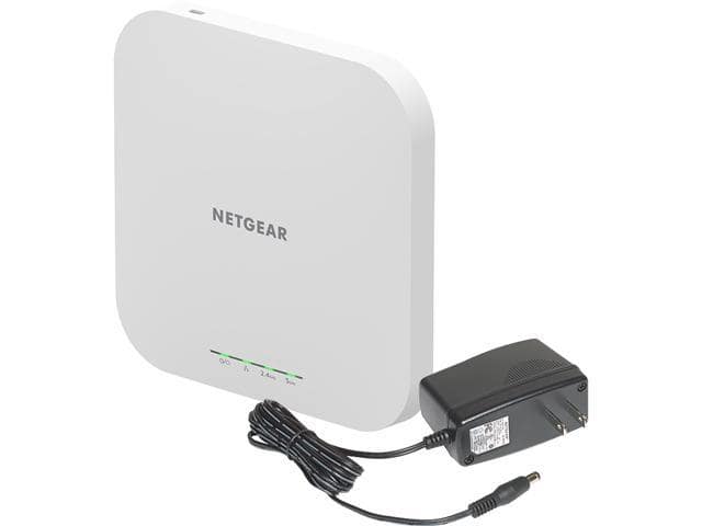 NETGEAR Wireless Access Point (WAX610PA) – WiFi 6 Dual-Band AX1800 Speed | Up to 250 Devices | 1 x 2.5G Ethernet LAN Port | 802.11ax | Insight Remote Management | PoE+ or Included Power Adapter