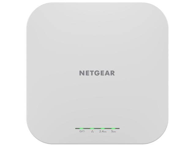 NETGEAR WAX610PA-100CNS AX1800 Dual Band PoE Multi-Gig Insight Managed WiFi 6 Access Point with Power Adapter