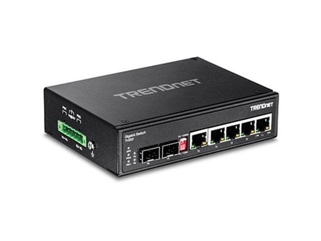 TRENDnet 6-Port Hardened Industrial Gigabit DIN-Rail Switch - ảnh 3