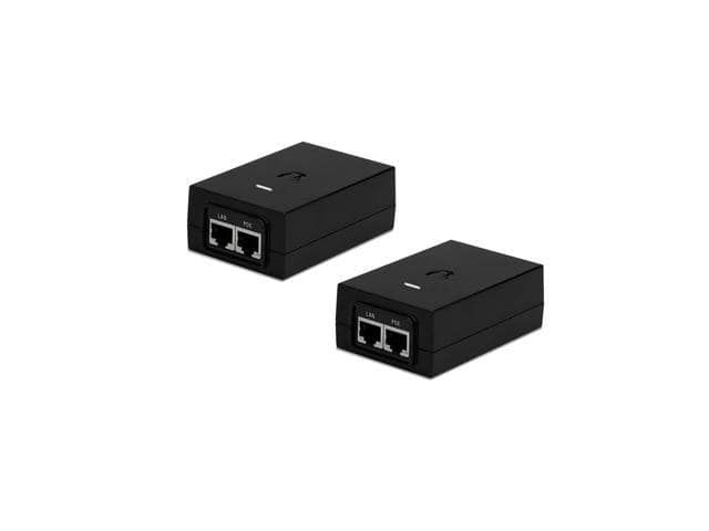 ubnt systems poe adapter 48v poe-48-24w-g with gigabit lan port (2-pack) - ảnh 2