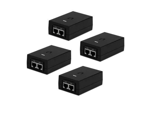 ubnt systems poe adapter 48v poe-48-24w-g with gigabit lan port (4-pack) - ảnh 2