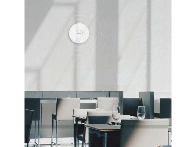 TP-Link EAP610 V2 | Omada WiFi 6 AX1800 Wireless Gigabit Ceiling Mount Access Point| Support Mesh, OFDMA, Seamless Roaming & MU-MIMO | SDN Integrated | Cloud Access & Omada App | PoE+ Powered | White - ảnh 4