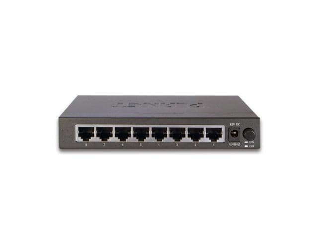 Planet FSD-803 8-port 10/100Mbps Fast Ethernet Desktop Switch – Metal Case - ảnh 2