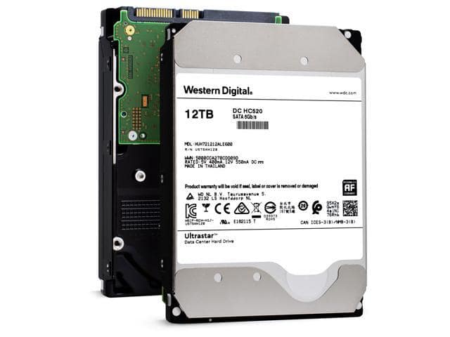 HGST Ultrastar He12 | HUH721212ALE600 | 0F29603 | 12TB 7200RPM 3.5″ SATA Enterprise HDD