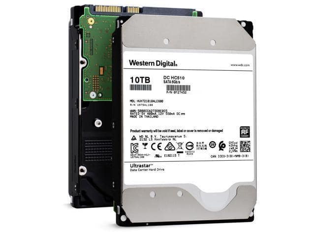 HGST/WD Ultrastar DC HC510 10TB SATA 6Gb/s 3.5″ HDD – HUH721010ALE600 (0F27452)