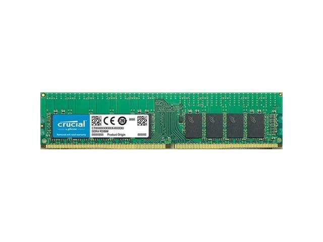 Crucial 16GB DDR4 2400 (PC4 19200) 288-Pin UDIMM 2Rx8 ECC Unbuffered CL17 1.2v Desktop Memory Module – CT16G4WFD824A - ảnh 2