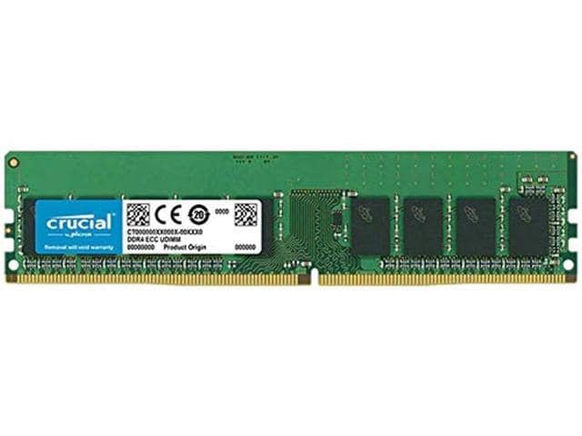 Crucial 16GB DDR4 SDRAM ECC Unbuffered DDR4 2666 (PC4 21300) Server Memory CT16G4WFD8266 - ảnh 2