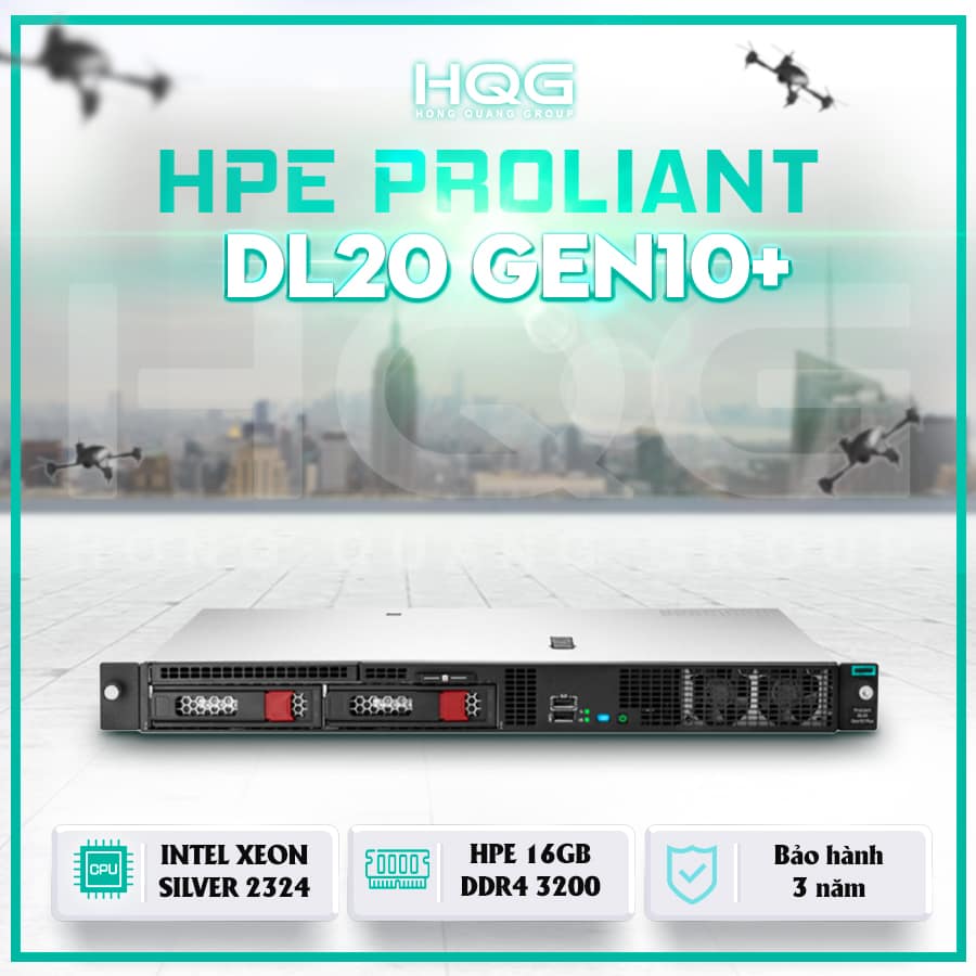 MÁY CHỦ HPE DL20 GEN10PLUS 2LFF CTO SERVER