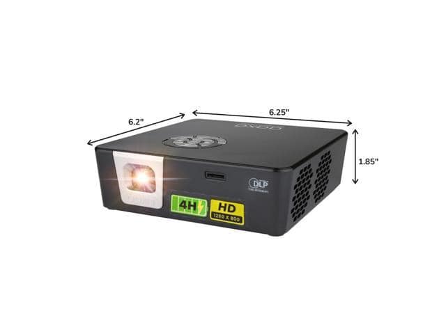 AAXA P6X Lumen WXGA Portable DLP Projector - ảnh 4