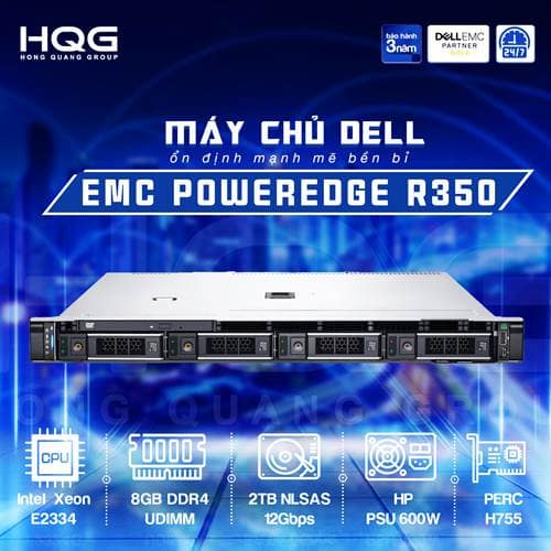 Máy Chủ Dell Server R350 4×3.5 HP/Perc (P/N:42SVRDR350-218) - ảnh 3