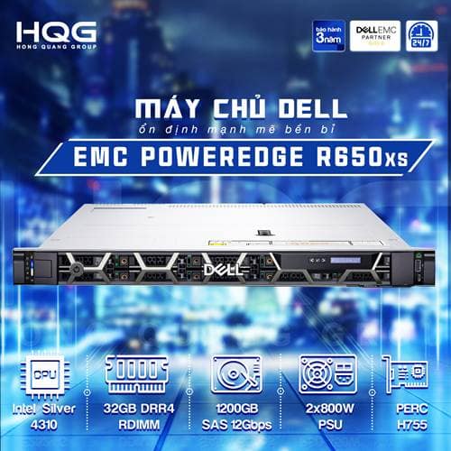 Máy chủ Server Dell PowerEdge R650xs 8×2.5″(P/N: 42SVRDR650-704) - ảnh 3