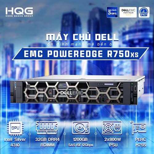 Máy chủ Dell PowerEdge R750xs 8×3.5″ ( P/N: 42SVRDR750-312) - ảnh 3
