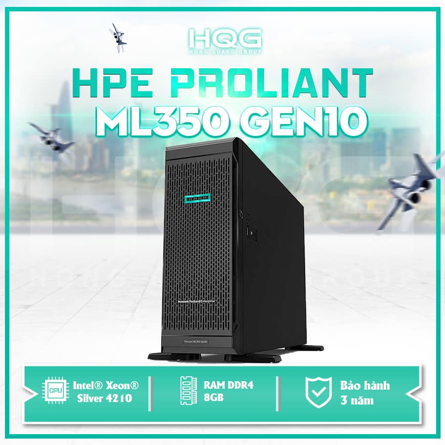 Máy Chủ HPE ProLiant ML350 Gen10 – 8SFF (up to 24 bays)