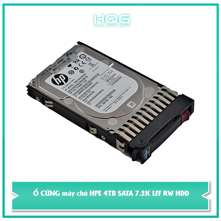 Ổ CỨNG máy chủ HPE 4TB SATA 7.2K LFF RW HDD