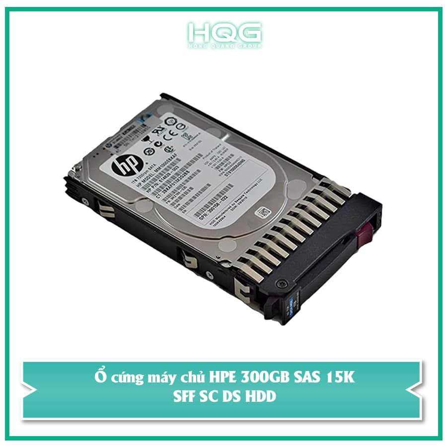 Ổ cứng máy chủ HPE 300GB SAS 15K SFF SC DS HDD
