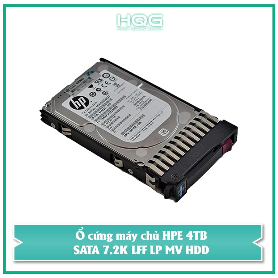 Ổ cứng máy chủ HPE 4TB SATA 7.2K LFF LP MV HDD