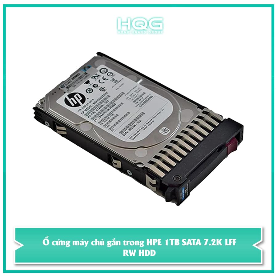 Ổ cứng máy chủ gắn trong HPE 1TB SATA 7.2K LFF RW HDD