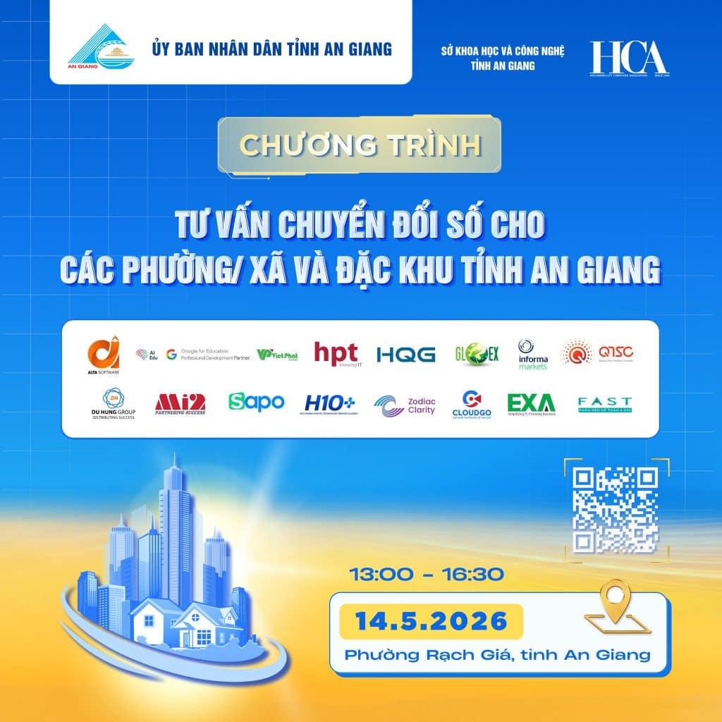 HQG Tư vấn Số hóa Và Bảo Mật cho 102 phường xã tại An Giang