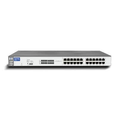slide 1 of 4, show larger image, hpe officeconnect 1420 24g switch