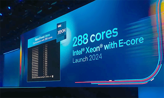 Quyết Tâm Giành Lại Vị Trí Top 1 Intel Công Bố CPU Sierra Forest Xeon với 288 Cores